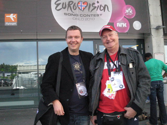 Glen and Jonathan in Oslo