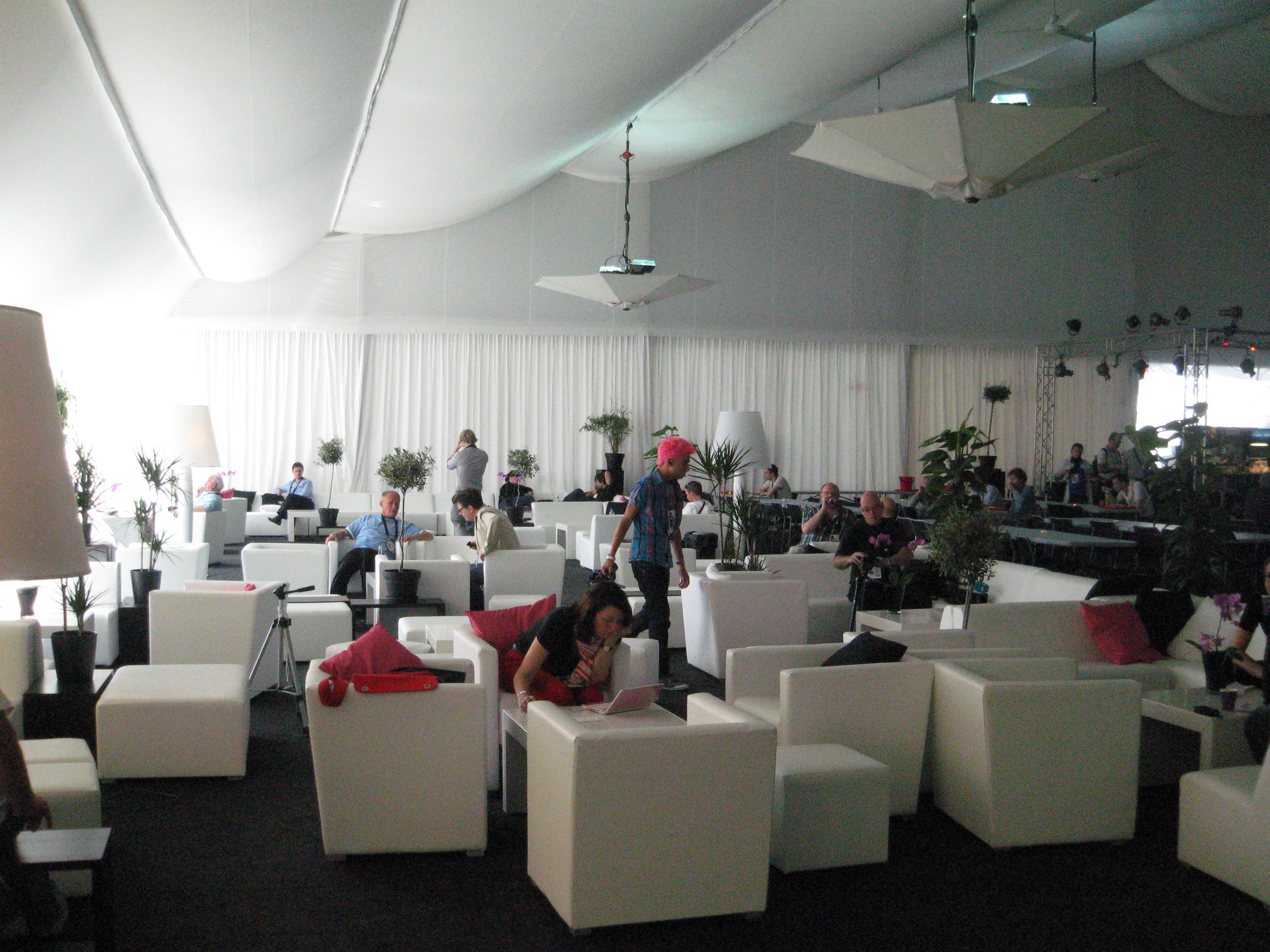 The comfortable sitting area in Oslo