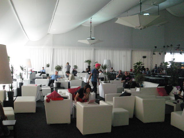 The comfortable sitting area in Oslo