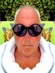 An old man with a tan