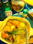 A delicious chicken casserole