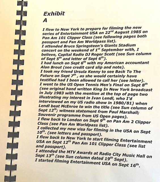 A page of appeal