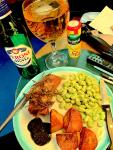 A lamb dinner