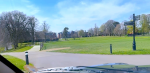 The new houses and playing fields