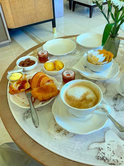 A continental breakfast