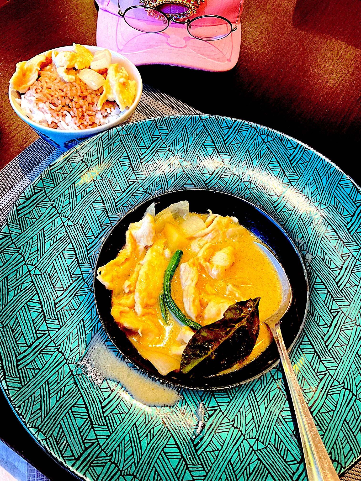 Chicken curry in Rome