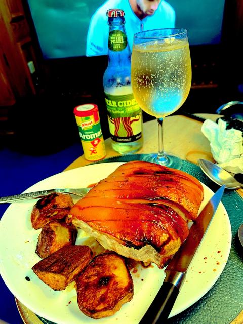 A sunday pork roast
