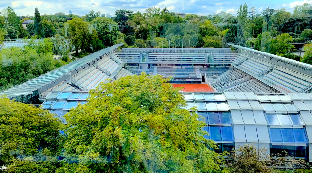Next door? Roland Garros.