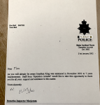 Max Thank You letter