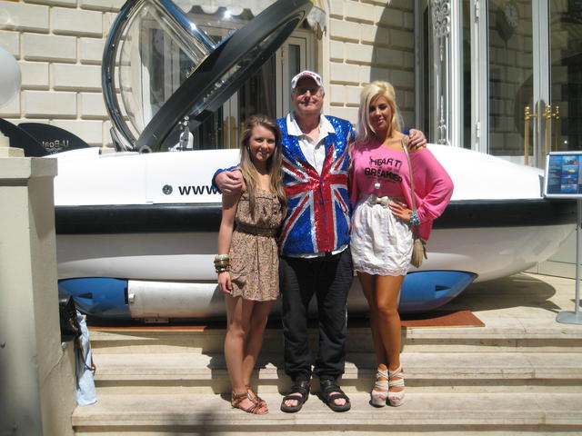 Ria Lopez, JK and Scarlett in Cannes