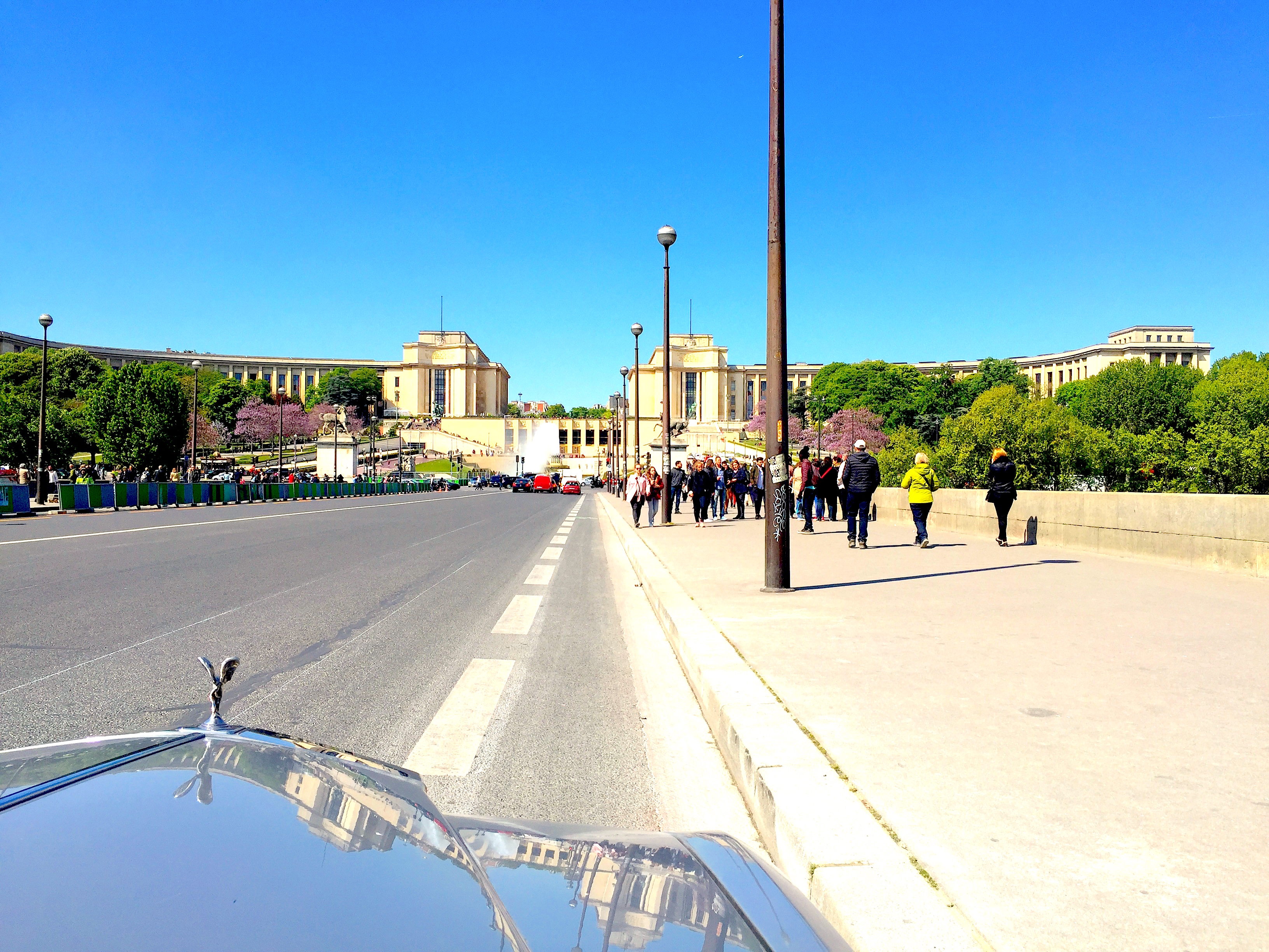 Little Car in the Paris Spring