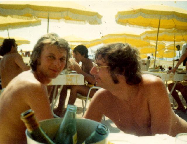 Michael and Jonathan Cannes July 74