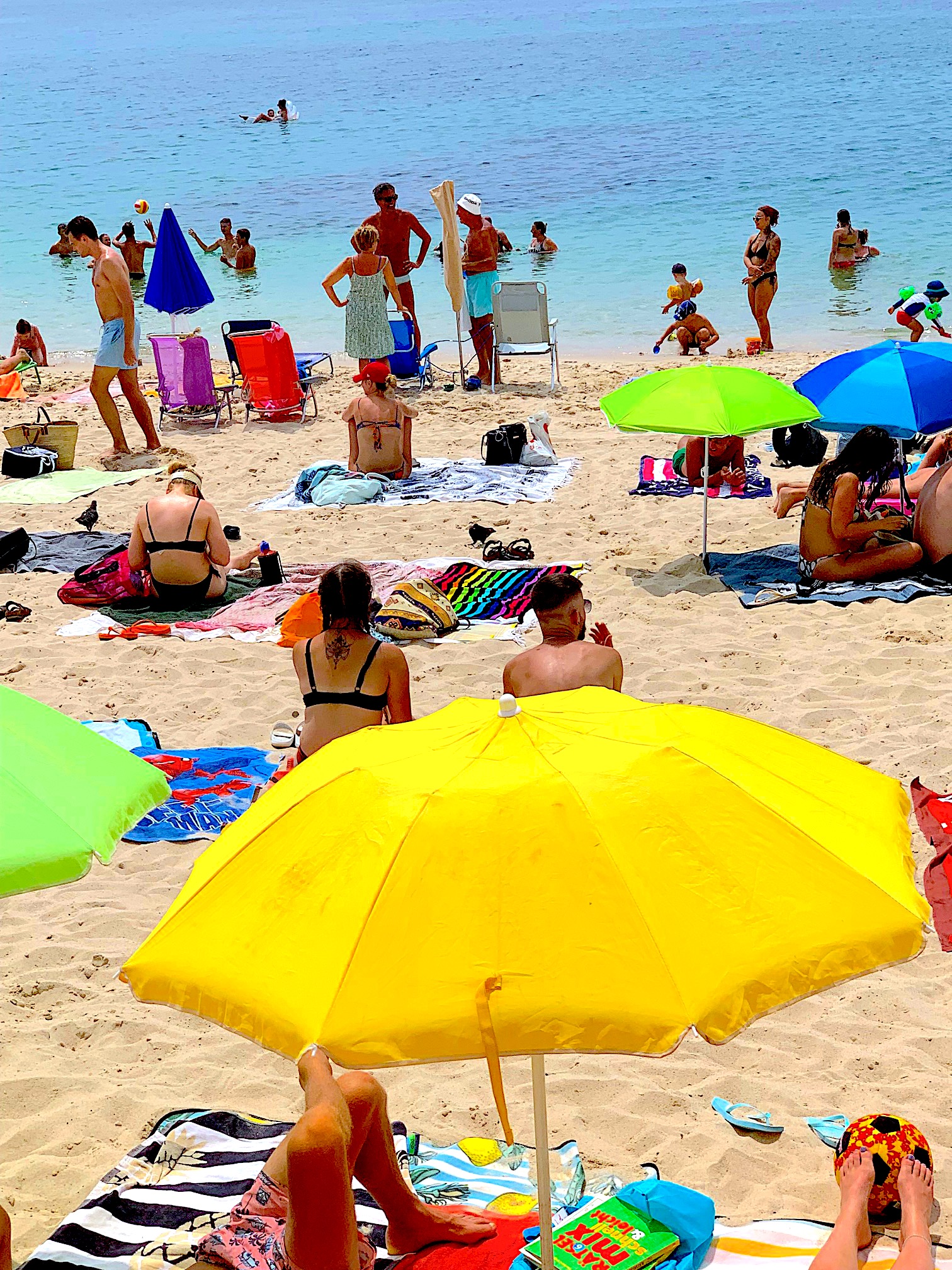 A Mediterranean beach