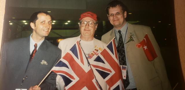 Jonathan, JK and Peter as Katrina wins 1997