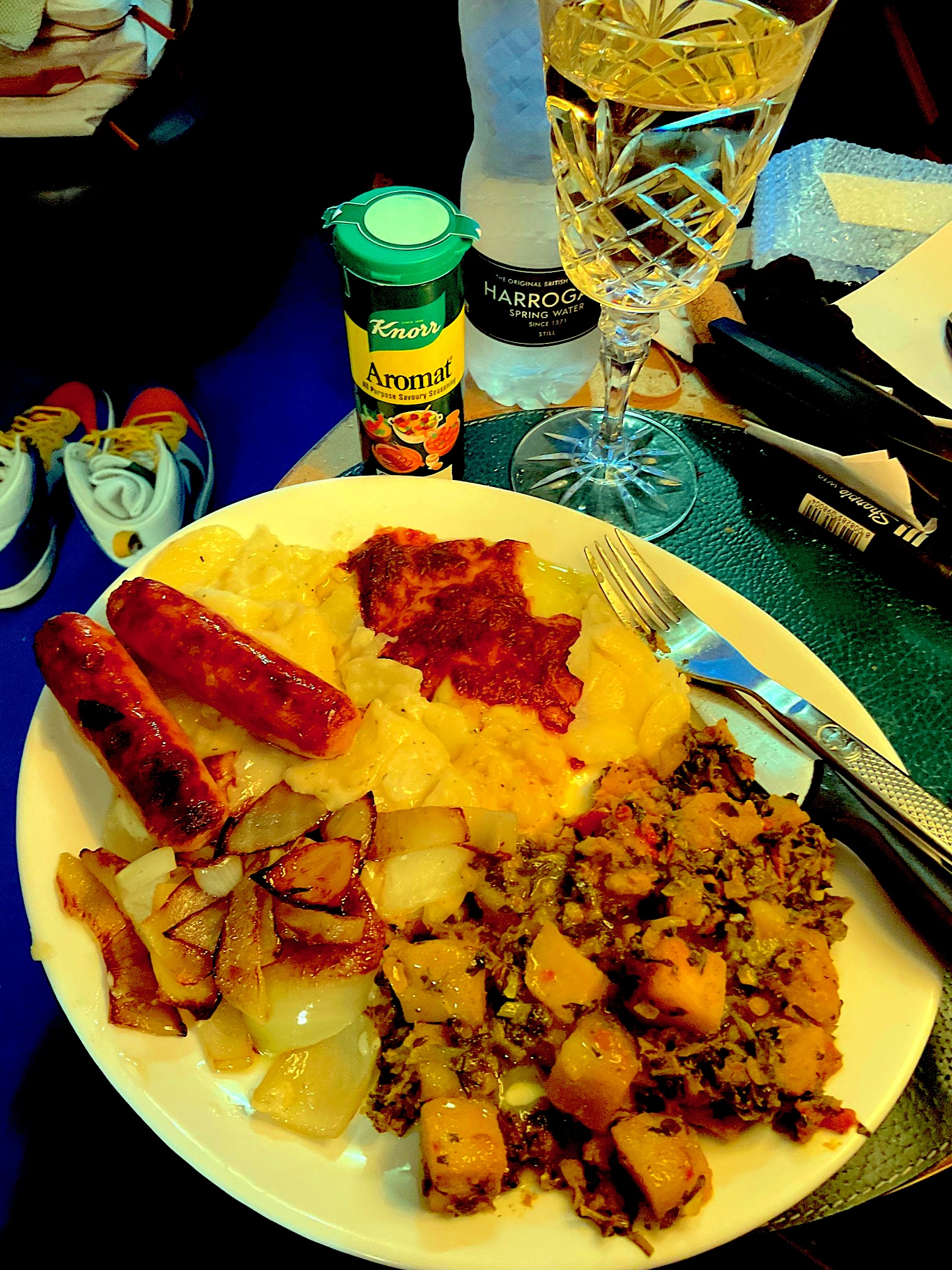 A sausage supper