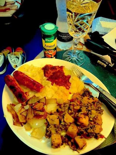 A sausage supper