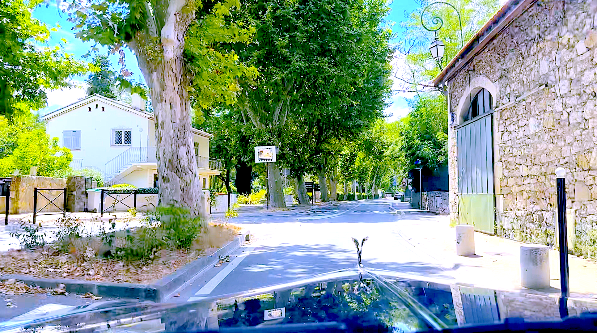 Driving through France