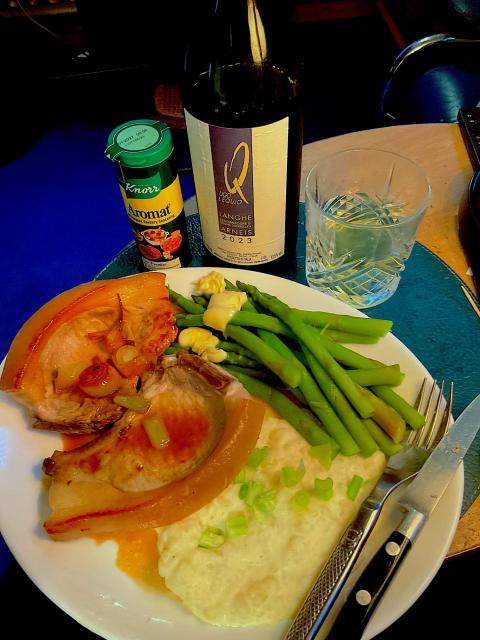 A Chop dinner