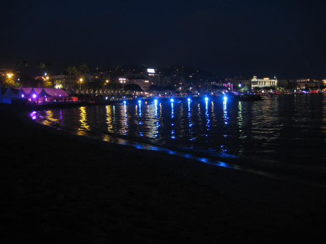 Cannes at night