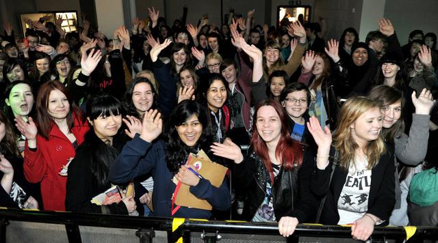 Alex's fans in Manchester