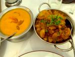 Aloo Gobi and Apricot Chicken