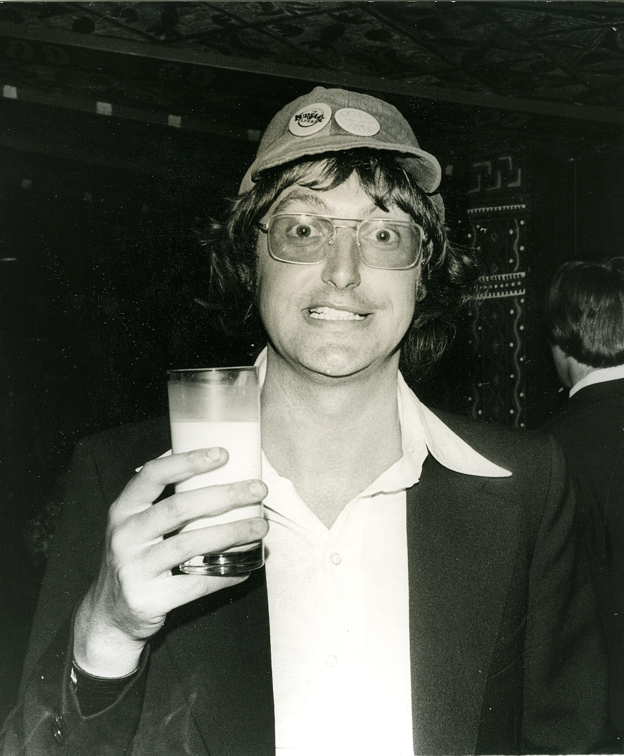 JK with milk in 1975