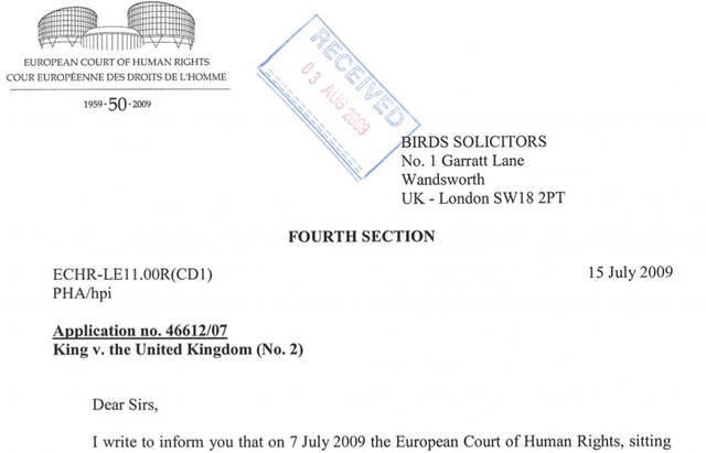 European Court of Human Rights consider my appeal