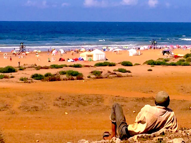 A Casablanca beach
